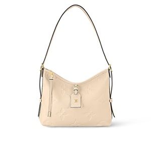AUTHENTIC LOUIS VUITTON Empreinte Carryall PM Cream